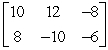 <strong>If possible, find 4A + 2B. </strong> A) B) C) D) E) not possible