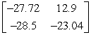 <strong>Use the matrix capabilities of a graphing utility to evaluate the expression. </strong> A) B) C) D) E) not possible