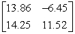 <strong>Use the matrix capabilities of a graphing utility to evaluate the expression. </strong> A) B) C) D) E) not possible