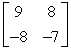 <strong>Find A<sup>2</sup>.(Note: A<sup>2</sup> = AA.) </strong> A) B) C) D) E) not possible