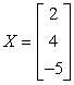 <strong>Write the system of linear equations as a matrix equation and then use Gauss-Jordan elimination on the augmented matrix to solve for the the matrix </strong> A) B) C) D) E)