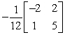 <strong>Find the inverse of the matrix (if it exists).</strong> A) B) C) D) E) does not exist