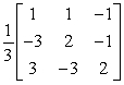 <strong>Find the inverse of the matrix </strong> A) B) C) D) E)