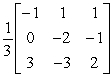 <strong>Find the inverse of the matrix </strong> A) B) C) D) E)
