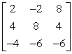 <strong>Find the inverse of the given matrix. </strong> A) B) C) D) E) The matrix does not have an inverse.