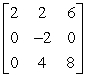 <strong>Use the matrix capabilities of a graphing utility to find the inverse of the matrix (if it exists).</strong> A) B) C) D) E) does not exist