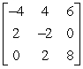 <strong>Use the matrix capabilities of a graphing utility to find the inverse of the matrix (if it exists).</strong> A) B) C) D) E) does not exist