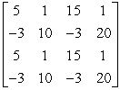 <strong>Use the matrix capabilities of a graphing utility to find the inverse of the matrix (if it exists).</strong> A) B) C) D) E) does not exist