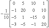 <strong>Use the matrix capabilities of a graphing utility to find the inverse of the matrix (if it exists).</strong> A) B) C) D) E) does not exist