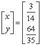 <strong>Solve the system of linear equations using an inverse matrix.</strong> A) B) C) D) E)
