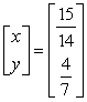 <strong>Solve the system of linear equations using an inverse matrix.</strong> A) B) C) D) E)