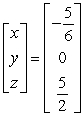 <strong>Solve the system of linear equations using an inverse matrix.</strong> A) B) C) D) E)