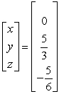 <strong>Solve the system of linear equations using an inverse matrix.</strong> A) B) C) D) E)