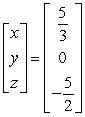 <strong>Use the matrix capabilities of a graphing utility to solve the following system of linear equations: </strong> A) B) C) D) E)