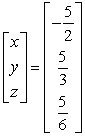 <strong>Use the matrix capabilities of a graphing utility to solve the following system of linear equations: </strong> A) B) C) D) E)
