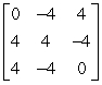 Write a cryptogram for the message TWO IF BY LAND using the matrix Show all your work.