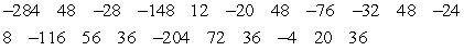 Given   , use   to decode the following cryptogram:  