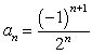 <strong>Write an expression for the most apparent nth term of the sequence.(Assume that begins with 1.) </strong> A) B) C) D) E)