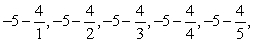 <strong>Write an expression for the apparent nth term of the sequence.(Assume that n begins with 1.) </strong> A) B) C) D) E)