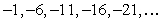 <strong>Find a formula for for the arithmetic sequence below. </strong> A) B) C) D) E)