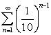 <strong>Find the sum of the infinite geometric series below. </strong> A) B) C) D) E)