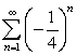 <strong>Find the sum of the infinite geometric series. </strong> A) B) C) D) E)