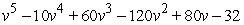 <strong>Use the Binomial Theorem to expand and simplify the expression. </strong> A) B) C) D) E)