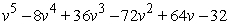 <strong>Use the Binomial Theorem to expand and simplify the expression. </strong> A) B) C) D) E)