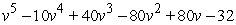 <strong>Use the Binomial Theorem to expand and simplify the expression. </strong> A) B) C) D) E)