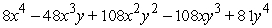 <strong>Use the Binomial Theorem to expand and simplify the expression. </strong> A) B) C) D) E)