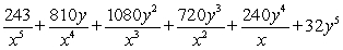<strong>Use the Binomial Theorem to expand the expression.Simplify your answer. </strong> A) B) C) D) E)