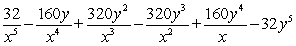 <strong>Use the Binomial Theorem to expand the expression.Simplify your answer. </strong> A) B) C) D) E)