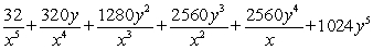 <strong>Use the Binomial Theorem to expand the expression.Simplify your answer. </strong> A) B) C) D) E)