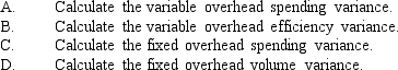 The following costs were developed for one of the products of Larry Corporation: The following information is available regarding the company's operations for the period: Budgeted fixed overhead for the period is $960,000, and the standard fixed overhead rate is based on expected capacity of 80,000 direct labor hours. Required: