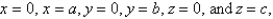 <strong> is the surface of the box enclosed by the planes where are positive numbers.</strong> A) B) C) D) 12 E) 12
