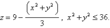 A fluid with density flows with velocity Find the rate of flow upward through the paraboloid