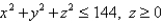 Use Gauss's Law to find the charge contained in the solid hemisphere ,if the electric field is