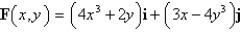<strong>Determine whether F is conservative.If so,find a function f such that . </strong> A) B) C) D) not conservative