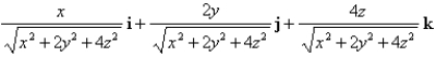 <strong>Find the gradient vector field of</strong> A) B) C) D) E) None of these