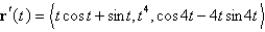 <strong>Find the derivative of the vector function. </strong> A) B) C) D) E)