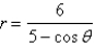 <strong>Write a polar equation in r and \theta of an ellipse with the focus at the origin,with the eccentricity and vertex at .</strong> A) B) C) D) E)