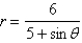 <strong>Write a polar equation in r and \theta of an ellipse with the focus at the origin,with the eccentricity and vertex at .</strong> A) B) C) D) E)