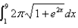 <strong>Set up,but do not evaluate,an integral for the area of the surface obtained by rotating the curve about the given axis. y-axis</strong> A) B) C) D) E)
