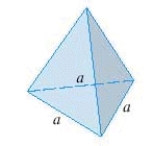 <strong>Find the volume of a pyramid with height 4 and base an equilateral triangle with side a = 4. </strong> A) B) C) D) E)