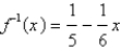 <strong>Find a formula for the inverse of the function. </strong> A) B) C) D) E)