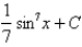 <strong>Evaluate the indefinite integral. </strong> A) B) C) D)