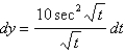 <strong>Find the differential of the function. </strong> A) B) C) D) E)