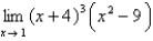 <strong>Evaluate the limit. </strong> A) -189 B) -1010 C) -1000 D) 135 E) -990