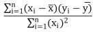 <strong>In the equation y = + x + u,what is the estimated value of ?</strong> A) B) C) D)