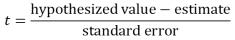 <strong>The general form of the t statistic is _____.</strong> A) B) C) D)